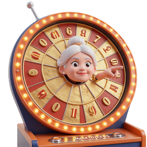 Gl&uuml;cksrad Wheel of Fortune mit Granny Stufe 2